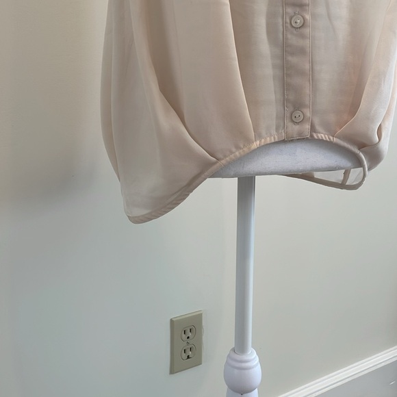 Rebecca Hampton Cream Colored Button Down Top. EUC - Picture 2 of 6